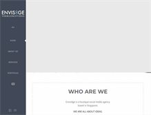 Tablet Screenshot of envis8ge.com